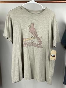 Cardinals Beige T-Shirt Size Medium Relaxed Fit Tailgate